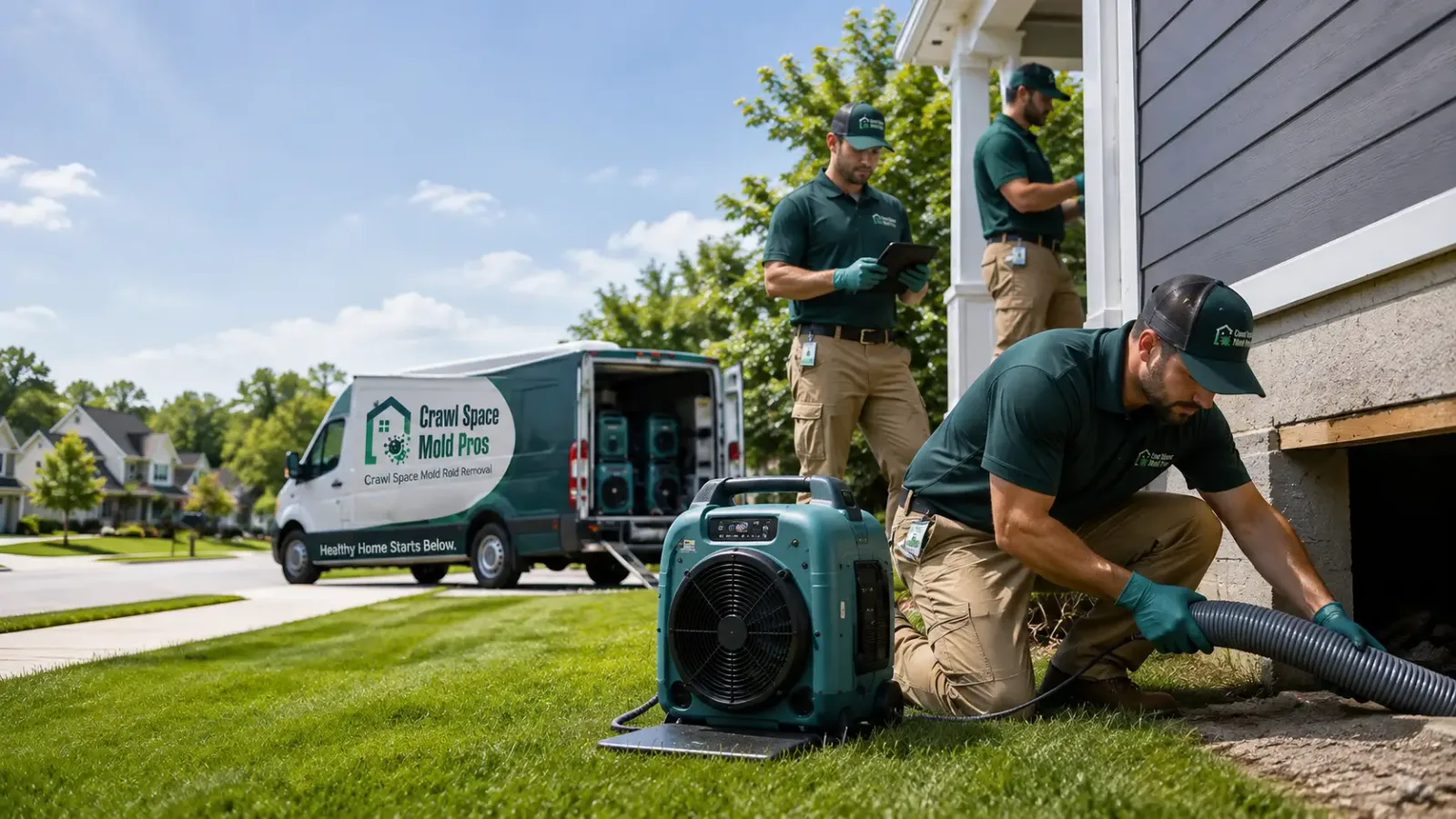 Crawl Space Mold Removal in Danbury, NE
